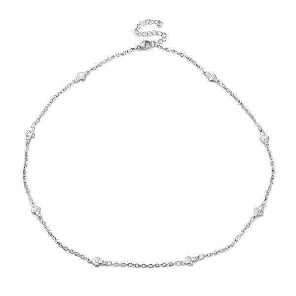 Non-Tarnish 304 Stainless Steel Mushroom Link Chain Necklace