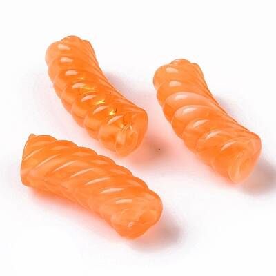 Two Tone Opaque Acrylic Beads