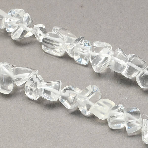 Natural Quartz Crystal Beads Strands