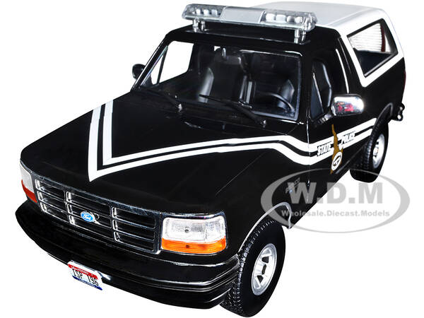 1996 Ford Bronco Black and White \