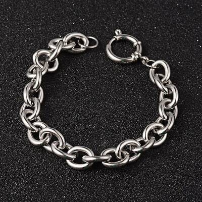 Tarnish Resistant 304 Stainless Steel Cable Chain Bracelets