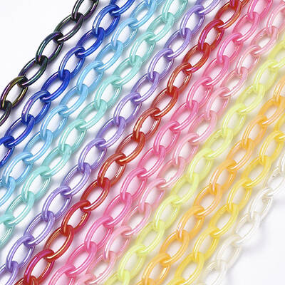 Acrylic Opaque Cable Chains