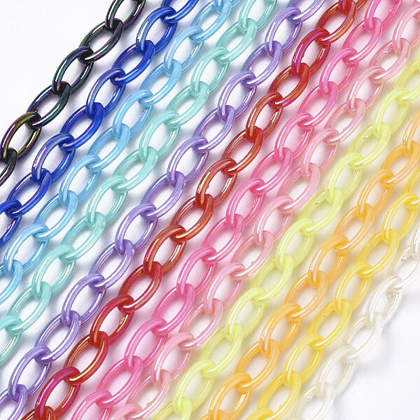 Acrylic Opaque Cable Chains