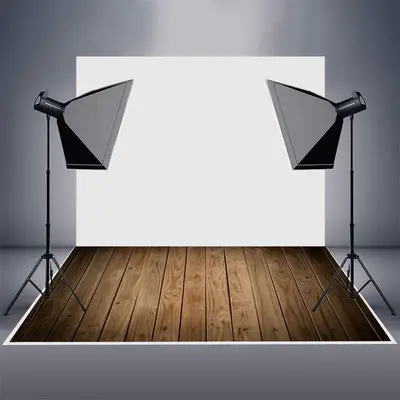 Vertical Striped Wood Floor Mat For Photo - Aperturee