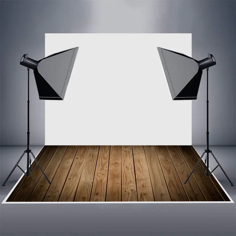 Vertical Striped Wood Floor Mat For Photo - Aperturee