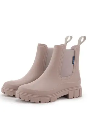 Women's Fashionable Waterproof Non-slip Rain Boots, Casual Comfortable Slip-on Rain Boots for Outdoor, Perfect for Students a...