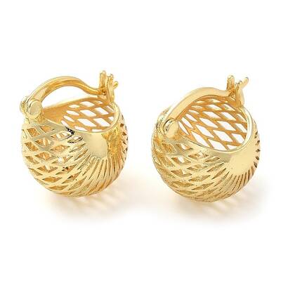 Rack Plating Brass Hoop Earring