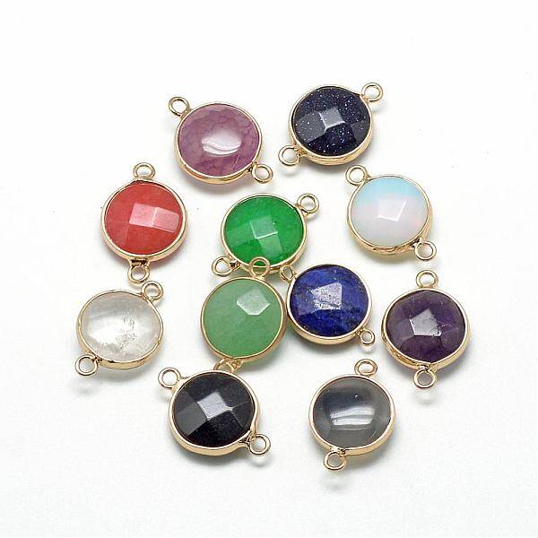 Natural/Synthetic Mixed Stone Links connectors