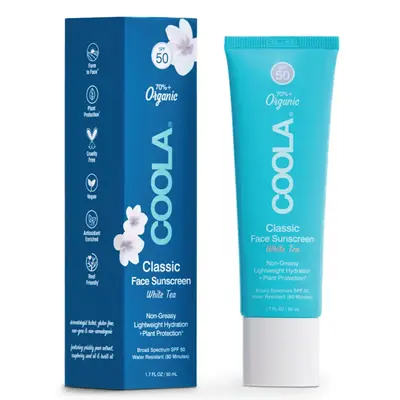 Coola Classic Face Spf 50 White Tea 50ml