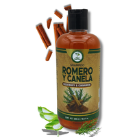 Shampoo Romero, Sábila & Canela (Rosemary, Aloe Vera & Cinnamon) – 16.9 fl oz / 500 ml – Premium Nourishing Formula – ...