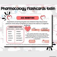 Pharmacology Flashcards| Pharmacy Technicians| PTCB Exam prep |Drug Classifications| Brand & Generic | clearcase