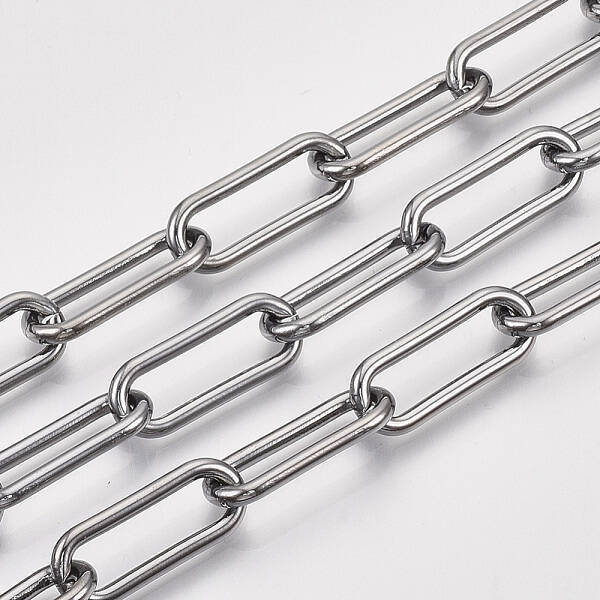 Unwelded Iron Paperclip Chains
