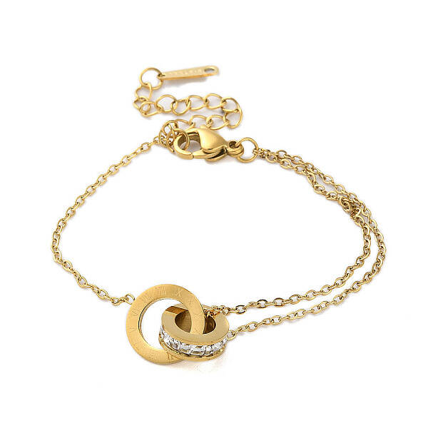 Roman Numerals Stainless Steel Link Bracelets
