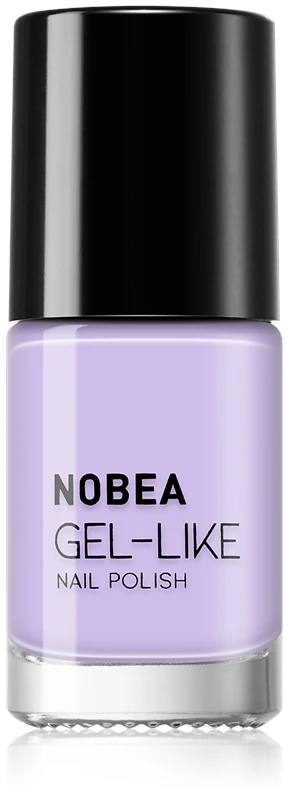 NOBEA Day-to-Day Gel-like nail polish gel effect color Blue violet #N61 6 ml