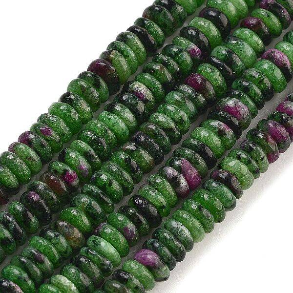 Natural Ruby in Zoisite Beads Strands