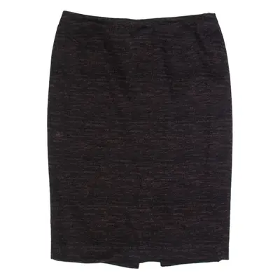 HOBBS LONDON Womens Pencil Skirt Brown Knee Length Wool UK 12