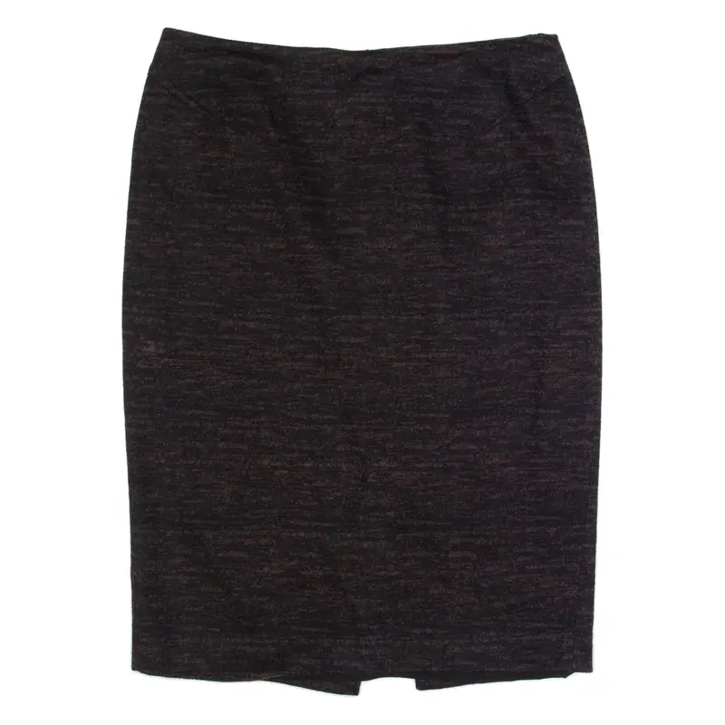 HOBBS LONDON Womens Pencil Skirt Brown Knee Length Wool UK 12
