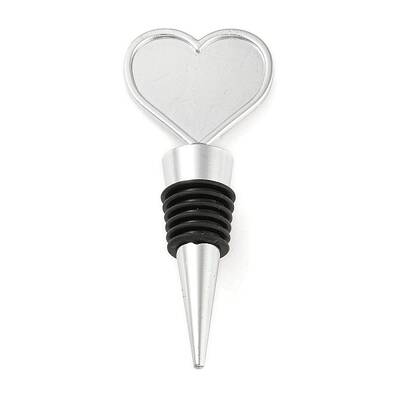 Alloy Wine Bottle Stopper Cabochon Settings