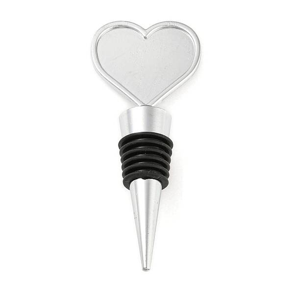 Alloy Wine Bottle Stopper Cabochon Settings