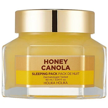 Holika holika Canola Honey Sleeping Pack - Maschera viso notturna con miele e canola 90 ml