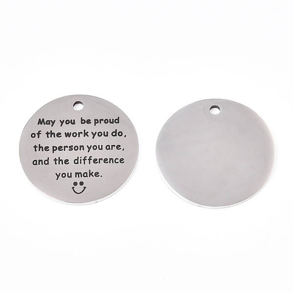 Non-Tarnish 201 Stainless Steel Pendants