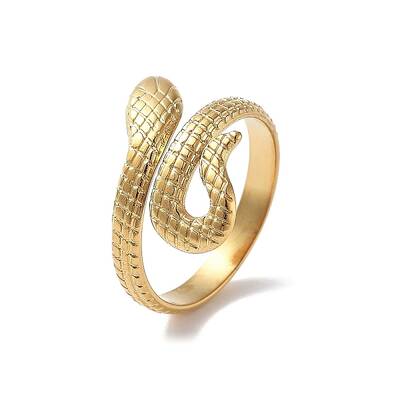 304 Stainless Steel Open Cuff Rings for Women