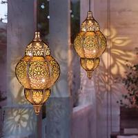 Morocco Solar - Powered Hanging Lantern: Exquisite Design with LED Lighting IP65 Waterproof Lamp Decorative