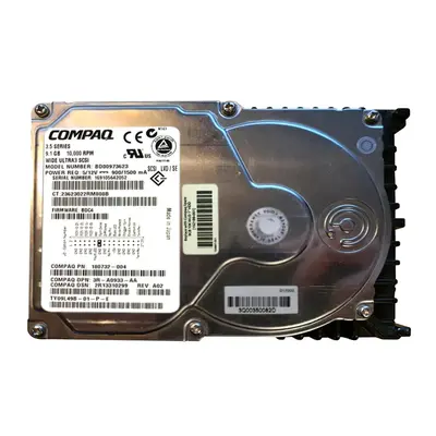 152189-001 HP 9.1GB Ultra-160 SCSI 10000 3.5-inch Hard Drive