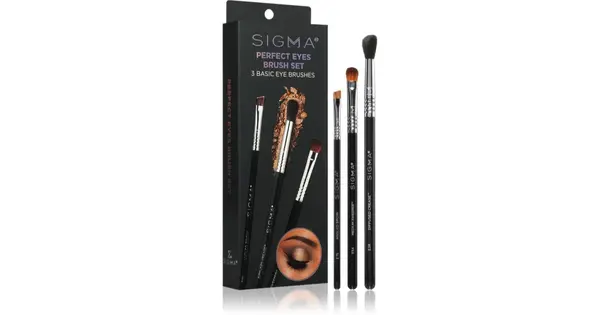 Sigma Beauty Set Perfect Eyes brush set for eyes and eyebrows 3 pcs