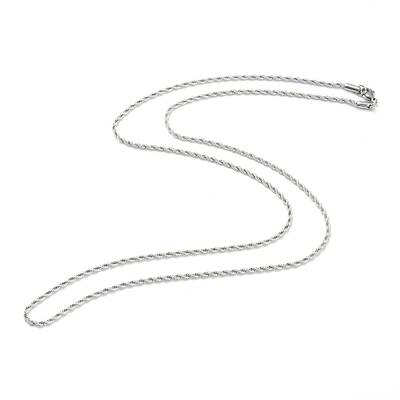 Non-Tarnish 304 Stainless Steel Rope Chain Necklaces