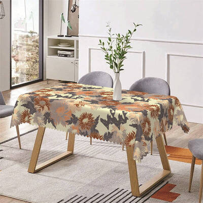 Assorted Yellow Chrysanthemum Rectangle Tablecloth - Aperturee