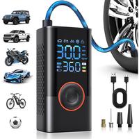 2025 Portable air compressor for tire inflator. Air compressor. 150 PSI. Air compressor for car tires. Tire pressure gauge. R...