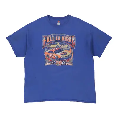 Yakima Speedway 2017 Hanes Nascar T-Shirt - 2XL Blue Cotton
