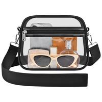 Clear Bag for Stadium Events Clear Messenger CrossBody Bag Suitable for Concert Outfits , Sports Events,Travel,Sporting,Work ...