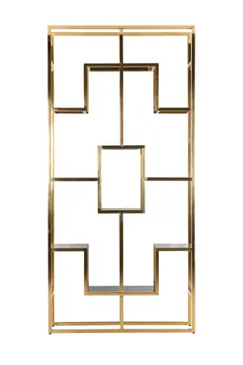 Geometrical Gold Cabinet | OROA Magnus