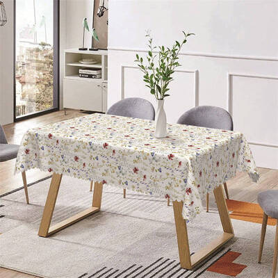 Vintage Floral Plant Repeat Rectangle Tablecloth - Aperturee
