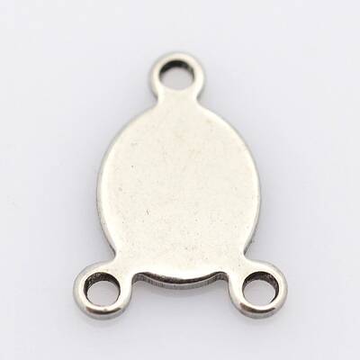 Tarnish Resistant Oval 201 Stainless Steel Chandelier Component Links