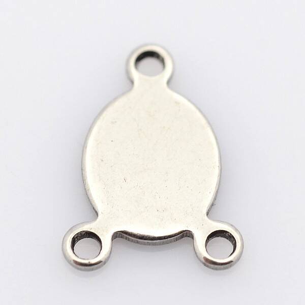 Tarnish Resistant Oval 201 Stainless Steel Chandelier Component Links