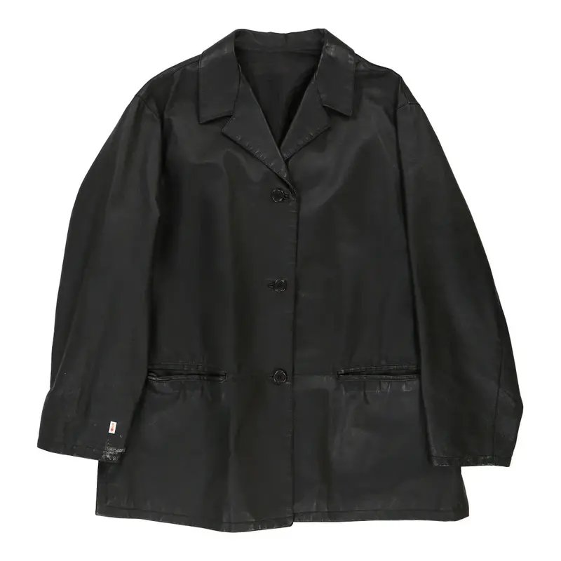 Unbranded Leather Jacket - Large Black Leather