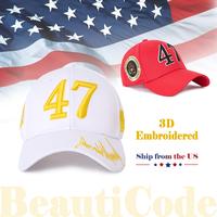 D.T 47 Hat 3D Embroidered Baseball Cap with USA Flag Inauguration Day