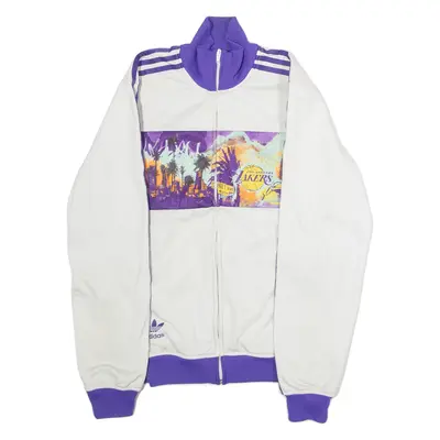ADIDAS ORIGINALS Los Angeles Lakers Mens Track Jacket White USA S