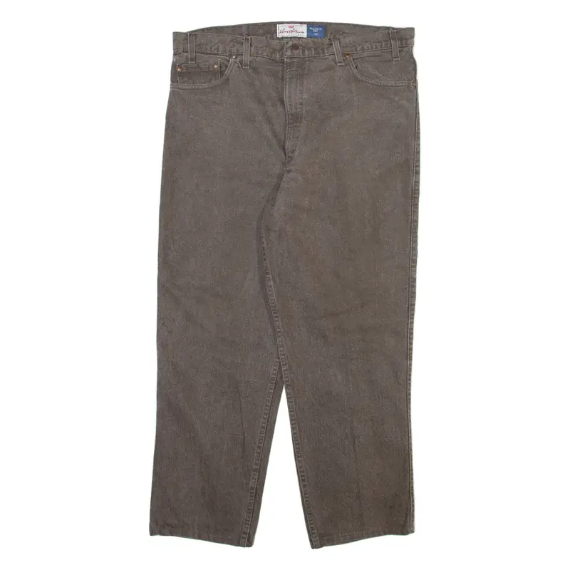 LEVI'S 540 Mens Trousers Grey Relaxed Straight 90s W40 L28