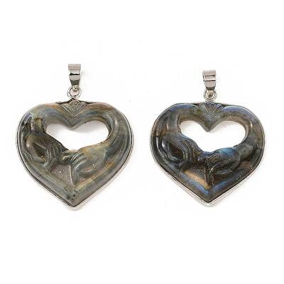 Natural Labradorite Pendants