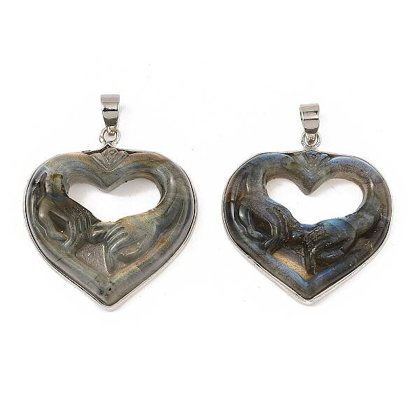 Natural Labradorite Pendants