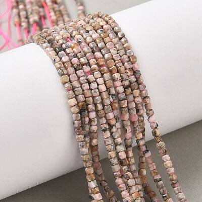 Natural Rhodochrosite Beads Strands