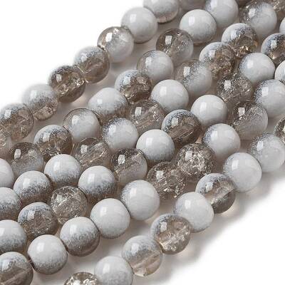 Crackle Glass Beads Strands