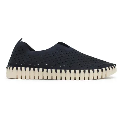 Ilse Jacobsen Tulip 3275 Textile Women's Slip On Shoes - Dark Indigo - Size:US 9 Women