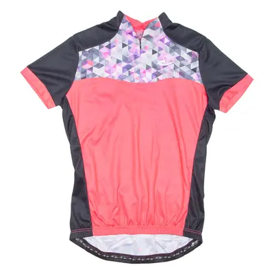 BRUNEX Cycling Womens Jersey Pink 1/4 Zip M