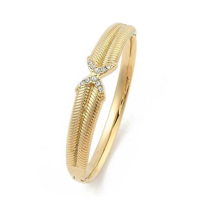 Ion Plating(IP) 304 Stainless Steel Bangles for Women