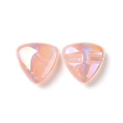 Rainbow Iridescent Plating Acrylic Beads